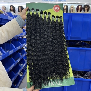 Extensiones de Cabello Vivian Resistentes al Calor, las Extensiones de Cabello Sintético Más Realistas del Mundo, Paquete de Extensiones con Cierre - Product Image 4