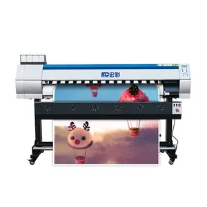 Produttore 1.6m/1.8m stampante di grande formato flex banner macchina da stampa vinile tela PP carta stampante eco solvente