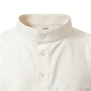 Abaya larga estilo vintage de terciopelo lavado con cuello alto, antiestática y transpirable para uso diario. - Product Image 1