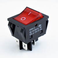 Kcd4 Équipement à courant élevé sur interrupteur 30 ampères 125 250 volts AC DC interrupteur d'éclairage LED 4Pin