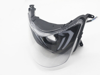 Phare avant de moto 12V en ABS+PC argenté de haute qualité avec LED pour Boxer CT 100 – Amélioration universelle pour rétrofit