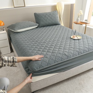 Protège-<span class=keywords><strong>matelas</strong></span> matelassé imperméable anti-urine, couverture <span class=keywords><strong>intégrale</strong></span> antidérapante pour la maison - Product Image 1