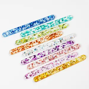 Bâtonnets de crème glacée en acrylique, colorés, Blingbling en vrac