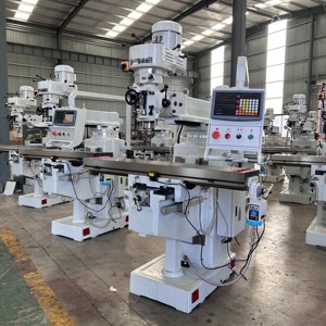 X6325 Vertical <strong>3</strong>-Axis <strong>Automatic</strong> Turret Milling <strong>Machine</strong> High-Rigid Medium Duty 220V Motor Engine Core Manual Mills Product - Product Image 2