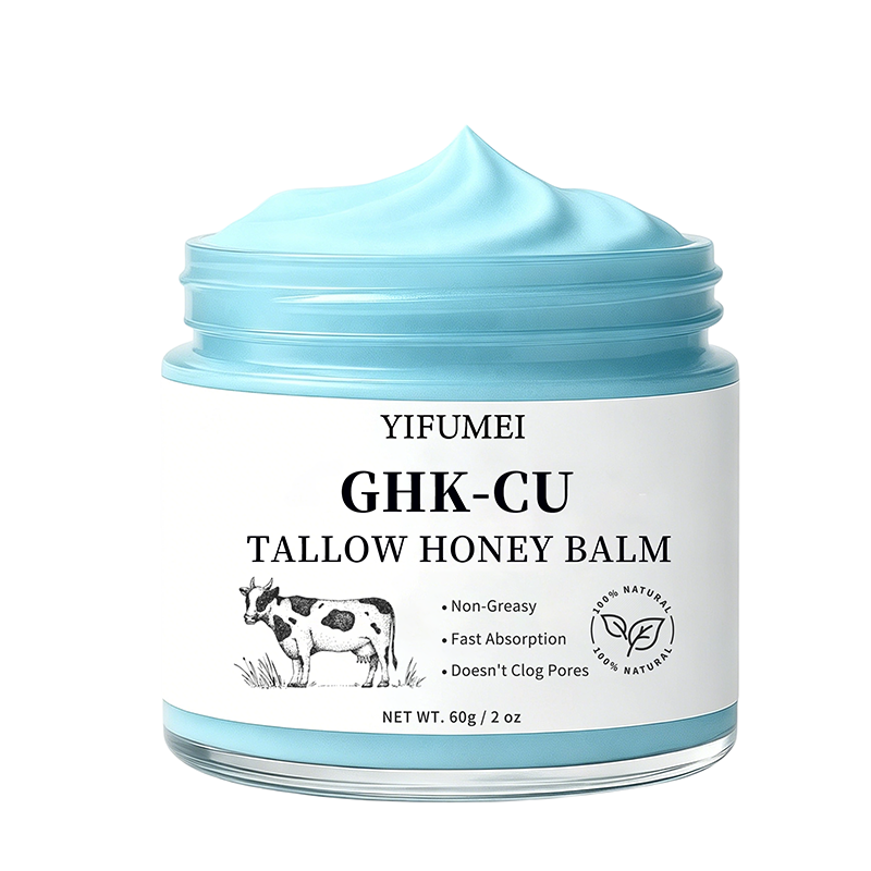 OEM Copper Peptide Cream With Grass Fed Tallow Ghk-cu Peptide Activates Collagen Regeneration Skin Care Anti Aging Cream