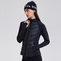 Veste en duvet d'oie au graphène pour femmes, manteau matelassé léger à col montant, décontracté, hiver, grandes tailles S-4XL