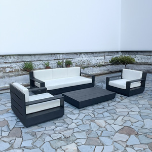 New Arrival Hot <strong>Sale</strong> Style Outdoor <strong>Furniture</strong> Sofa <strong>Garden</strong> Sofa Villa Terrace Aluminum Outdoor Sofa Set - Product Image 4