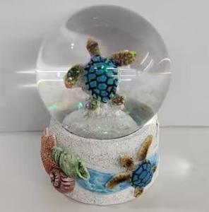 Globe d'eau en résine personnalisé en usine, tortue, décoration artistique, forme unique, souvenirs, cadeau, ornements décoratifs pour la maison - Product Image 2