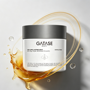 Crème Coiffante Professionnelle Huile d'Argan Acides Aminés Miel Collagène Rafraîchissante Non Grasse Tenue Longue Durée Marque Privée Personnalisée - Product Image 1