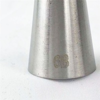 # 6B OEM DIY Hot Sale Benutzer definiertes Logo Große Größe 1 Stück Back zubehör 304 Edelstahl Kuchen Dekoration Werkzeug Rohrleitung Düsens pitze