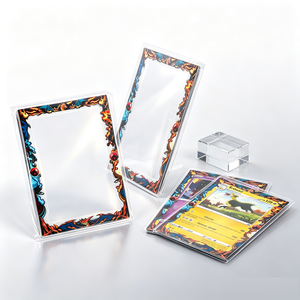 Étuis transparents anti-rayures en PP personnalisés avec logo pour cartes de sport - Product Image 1
