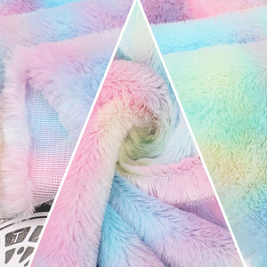 Tessuti arcobaleno PV <span class=keywords><strong>velluto</strong></span> Tie Dye arcobaleno peluche divano cuscino cuscino morbido <span class=keywords><strong>velluto</strong></span> <span class=keywords><strong>rosa</strong></span> - Product Image 5