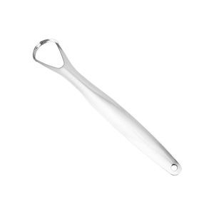 FANS CHEER Stainless Steel Tongue Scraper Reusable Oral Cleaner For Bad Breath Removal - Product Image 4