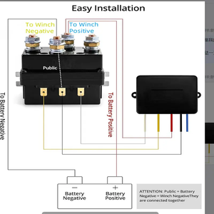 מכירות ישירות במפעל <span class=keywords><strong>atv</strong></span>/utv 500a 12v 24v winch soluid עבור <span class=keywords><strong>atv</strong></span> utv 12000lbs ממסר winch - Product Image 6