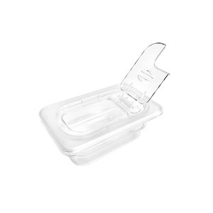 Polycarbonate gn Pan với notched nắp để phục vụ kem trong khách sạn và nhà hàng - Product Image 4