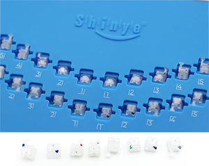 Keramische zelfligierende beugels orthodontische transparante Roth MBT 022 tandheelkundige beugels voor mondtherapie apparatuur accessoires - Product Image 3