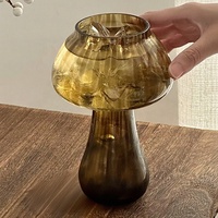 Verres à cocktail vintage en cristal à imprimé léopard champignons, gobelets créatifs décoratifs pour vin et café