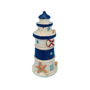 Resin crafts custom-made 3D building model creative lighthouse sculpture for souvenir