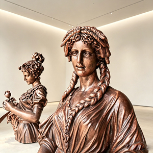Statua in Fibra di Vetro della Dea Atena per Decorazione Esterna di Giardini, Ville e Hotel, Personalizzabile in Dimensioni e Colore - Product Image 2