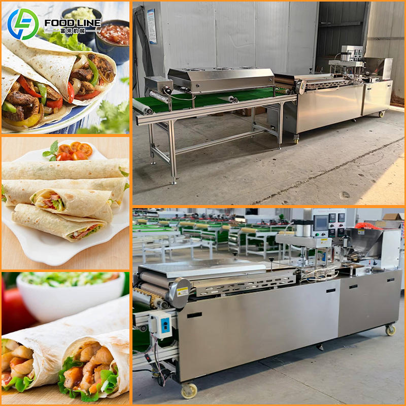 Fully Automatic Commercial Flour Tortilla Flatbread Making Machine ...