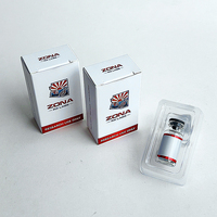 Boîte d'emballage personnalisée en papier recyclé avec pelliculage brillant et revêtement UV pour flacons de 3 ml et 10 ml