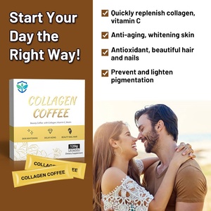 Kollagen Kaffeepulver Glutathion Vitamin C Biotin Haut aufhellung Haar Nagel Gesundheit Adult Organic Beauty Coffee Supplement - Product Image 4