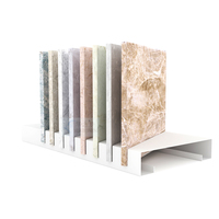 Étagères de présentation simples en porcelaine pour le bureau, présentoir en pierre et en marbre, stand d'exposition, présentoir en quartz pour la décoration
