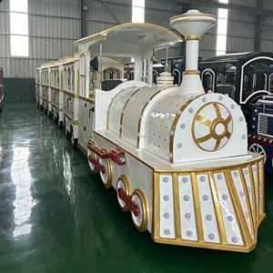 รถไฟท่องเที่ยวไร้รางเหล็ก 8/16 ที่นั่ง สำหรับเด็ก - เหมาะสำหรับสวนสนุกและห้างสรรพสินค้า - Product Image 1