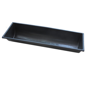 Mangiatoia Rettangolare Per Bestiame In Plastica – Per Maiali, Pecore, Capre E Polli, 59x20 Cm, Resistente E Igienica