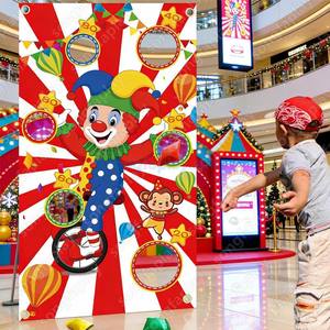 เกมโยนรับลูกบอลตัวตลกงานรื่นเริงซงฟา สำหรับเด็กและผู้ใหญ่ เต็นท์กลางแจ้ง วัสดุพลาสติก <span class=keywords><strong>ภาษา</strong></span>อังกฤษ สวนสนุก - Product Image 6