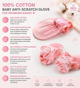 <span class=keywords><strong>Manoplas</strong></span> <span class=keywords><strong>Antiarañazos</strong></span> de Algodón para Bebé, Personalizadas OEM, Transpirables e Hipoalergénicas, para Recién Nacidos, Niños y Niñas de 0 a 3 Meses - Product Image 3
