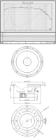 YINBART Haut-parleur coaxial étanche de 8 pouces 30W-50W, unité de woofer 4 ohms, basses profondes riches, musique claire pour système audio de voiture
