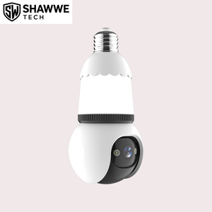 Cámara Bombilla Interior 4MP E27, Sistema <span class=keywords><strong>de</strong></span> Seguridad WiFi PTZ con Micrófono Integrado, Audio Bidireccional, Visión Nocturna, Compatible con Tarjeta SD <span class=keywords><strong>de</strong></span> 256G - Product Image 2