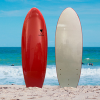 Planche de surf Soft Top EPS Foam Epoxy Surfboard Straight 5'8ft Surfboards Surfing with leash