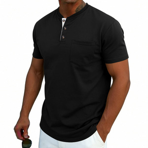 Camisa de Verano 2026 para Hombre, Estilo Retro, Casual, Holgada, Transpirable, Cuello Alto, Sin Plancha, para Comercio Exterior Transfronterizo - Product Image 5