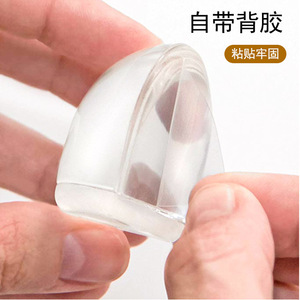 Tope de Puerta Autoadhesivo para Protección de Paredes, Tope de Silicona Transparente para Pisos, Paredes y Muebles - Product Image 3