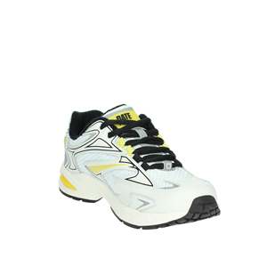 D.A.T.E. Zapatillas Deportivas para Hombre M411-SN-NX-HY Blancas y Amarillas con Suela Gruesa - Product Image 5