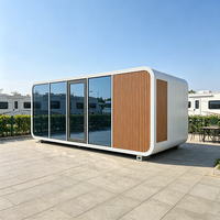 Maison Modulaire Préfabriquée en Conteneur Apple Cabin House, Étanche, Ignifuge, Résistante au Vent, Installation Facile, Assistance en Ligne