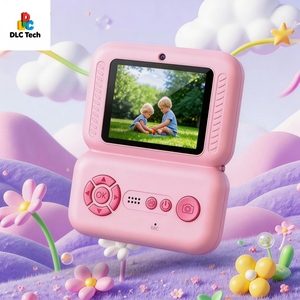 <span class=keywords><strong>Appareil</strong></span> <span class=keywords><strong>photo</strong></span> instantané pour enfants DLC 4800W HD Double caméra Vidéo 1080P Sans flash Filtre anti-lumière bleue Impression en un clic Étui en silicone - Product Image 2
