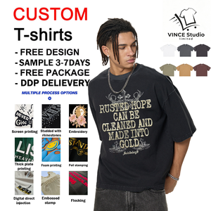 Casual Super Soft Plain Plain <b>Tshirt</b> Premium Classic Heavyweight <b>White</b> T Shirt Durable Daily Wear Men's Cotton T-shirt - Product Image 2