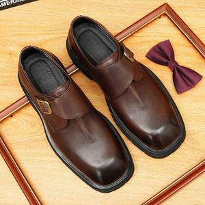 Zapatos de Vestir Formales de Negocios de Alta Gama, Casuales y Modernos, de Cuero para Hombre - Product Image 4