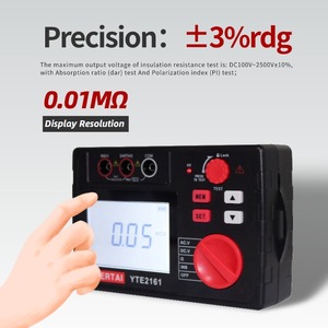 TTLTES YTE2160 Medidor de resistencia de aislamiento portátil de 1000V 10G, tipo de producto: Medidores - Product Image 3