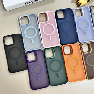 Étui de protection magnétique sans fil à texture simili-peau pour <span class=keywords><strong>iPhone</strong></span> 17 16 <span class=keywords><strong>Pro</strong></span> Max, plusieurs couleurs, couverture intégrale - Product Image 5
