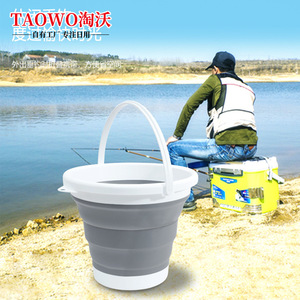 Taowo Foldable Water <b>Bucket</b> 3L 5L 10L Collapsible Portable Car Wash Outdoor Multi Purpose <b>Bucket</b> - Product Image 3