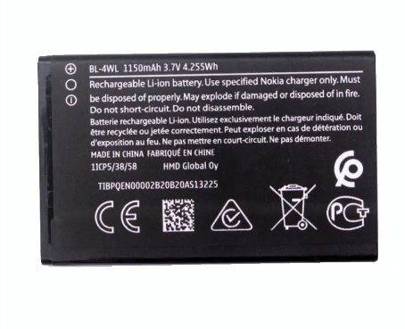 1150mAh BL-4UL BL-4WL Battery for Nokia Asha 225 230 3310 Asha 500 225 4G RM-1172 RM-1011 RM-1126 BATTERY