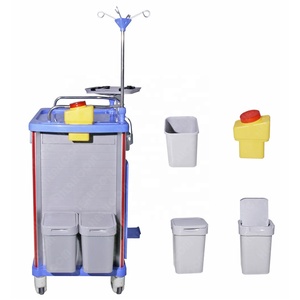 Carrito médico <span class=keywords><strong>de</strong></span> atención <span class=keywords><strong>de</strong></span> enfermería, carrito <span class=keywords><strong>de</strong></span> hospital <span class=keywords><strong>de</strong></span> anestesia <span class=keywords><strong>de</strong></span> emergencia para clínica, con cajones, a la venta, al por mayor - Product Image 3