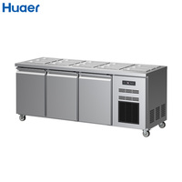 Présentoir commercial Jumbo pour comptoir et salade Table de travail pour pizza/Réfrigérateur pour table de préparation de pizza