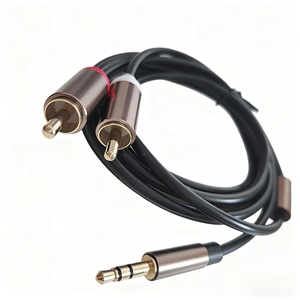 Nuevo conector auxiliar de 3,5mm macho <span class=keywords><strong>a</strong></span> <span class=keywords><strong>cable</strong></span> de audio estéreo 2RCA para iPod iPhone iPad 3M - Product Image 5