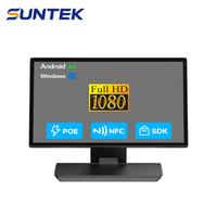 Tablette POS pliable Suntek 15,6 pouces, caisse enregistreuse tactile, écran tactile, système POS tout-en-un, terminal Win 10 PRO