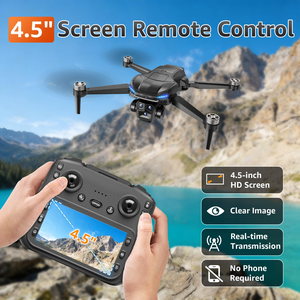 โดรนรุ่นใหม่ล่าสุด อัปเกรดแล้ว พร้อมรีโมทคอนโทรลหน้าจอ กล้องคู่ 4K โดรนสำหรับเด็ก FPV มินิโดรน ของเล่น - Product Image 4